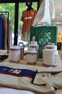 a white mug on a table